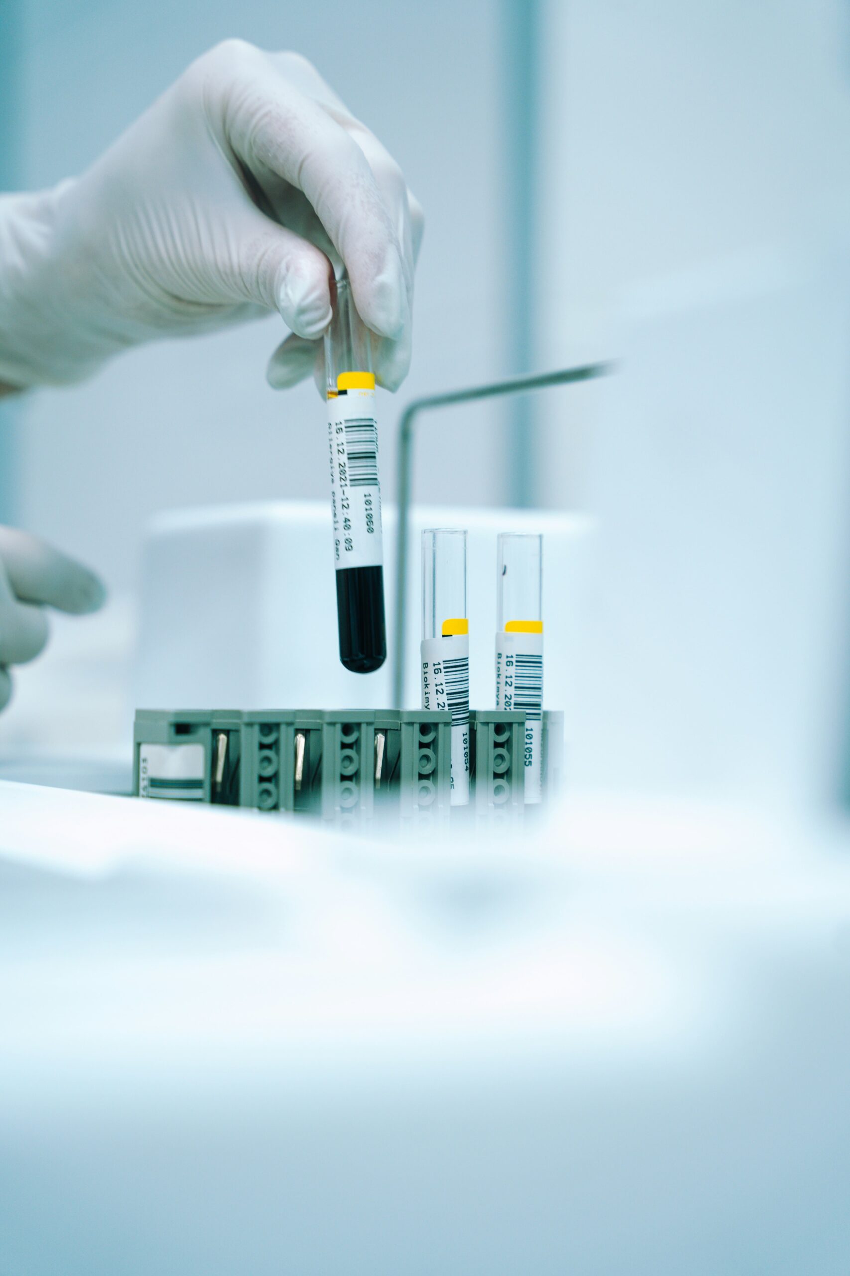 ISO 13485 - Lab organizing samples